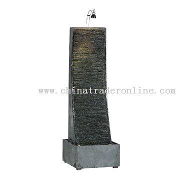 Slope Ripple Slate Water Fountain